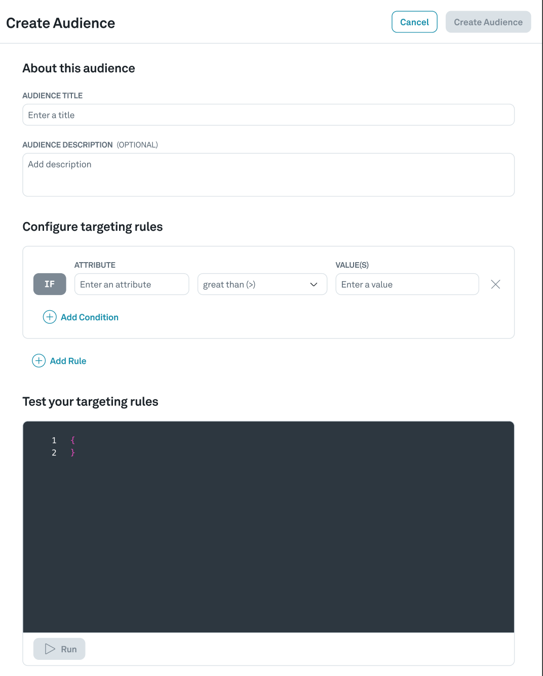 Creating an Audience